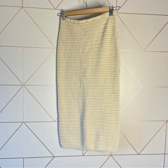 Reformation Cotton Crochet Midi Skirt - Picture 3 of 6